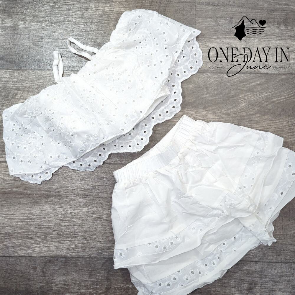 Beaudrm Off Shoulder Skirt Set Size 5Y